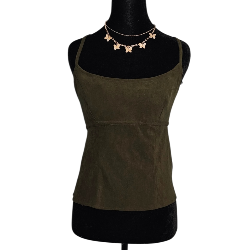 XOXO Olive Green Camisole Top
